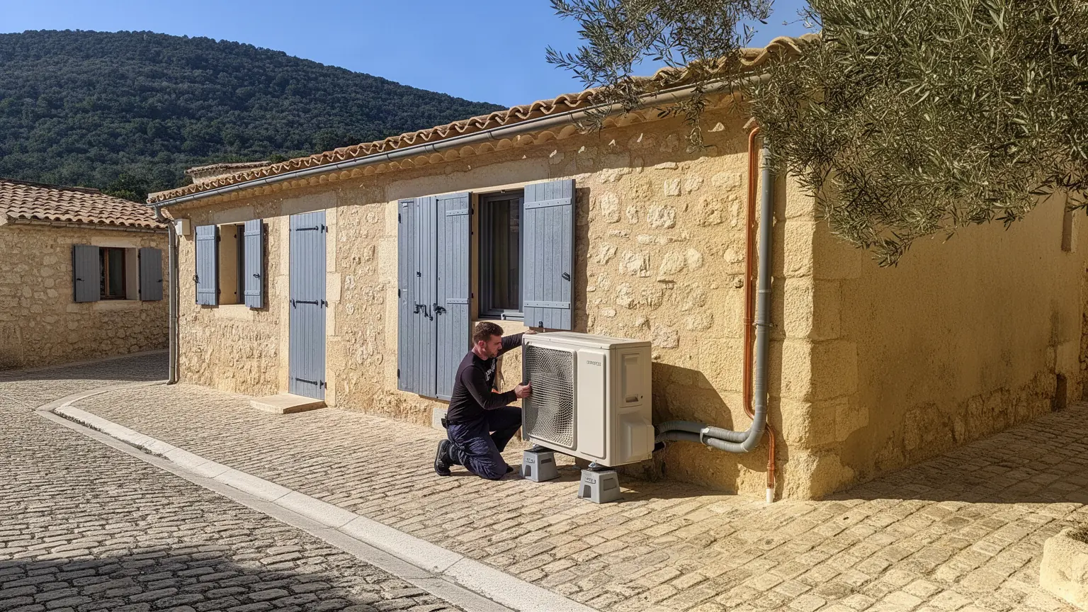Installateur de pompe à chaleur air-eau à Barbentane